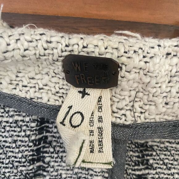 We The Free Tweed Raw Hem Jacket Feminine Work Office Professional Wear - Picture 9 of 15